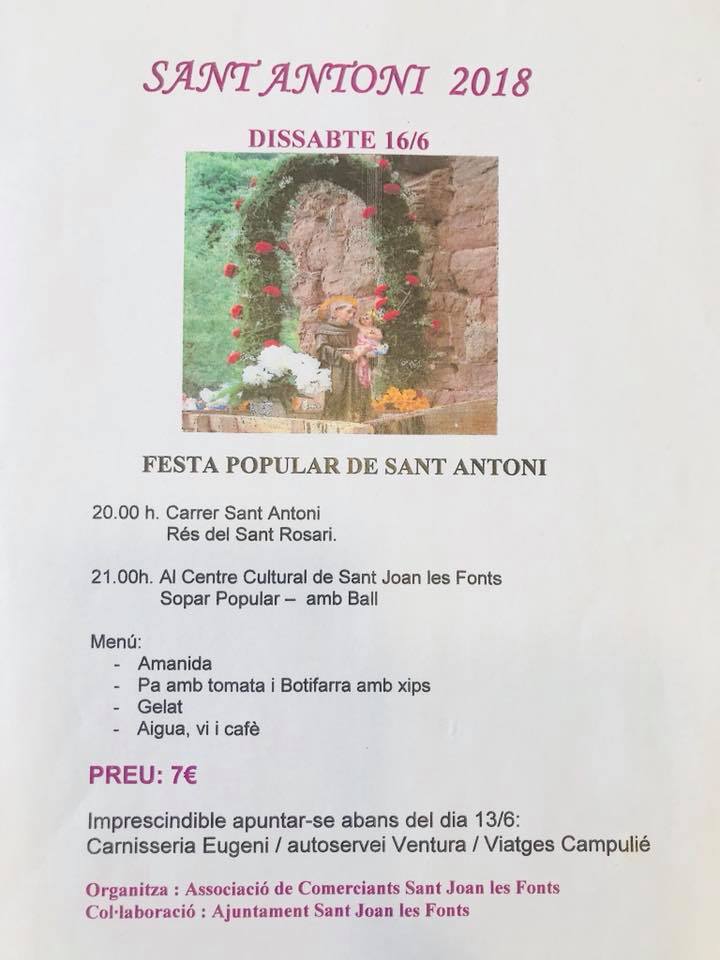 FESTA SANT ANTONI 2018